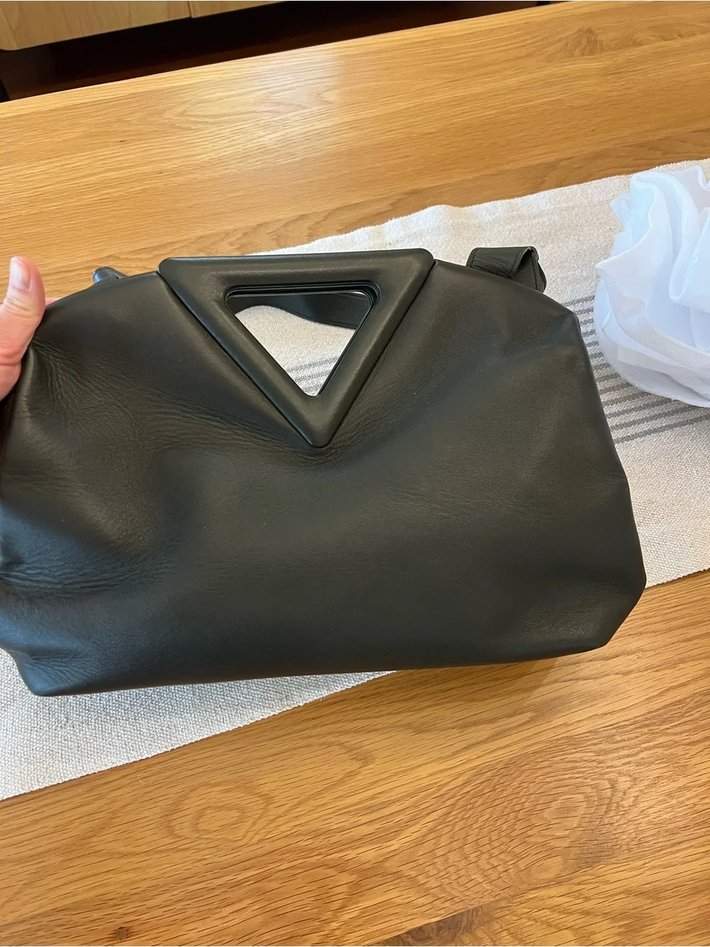 Bottega Veneta Medium Point Bag dark green - Picture 2 of 10